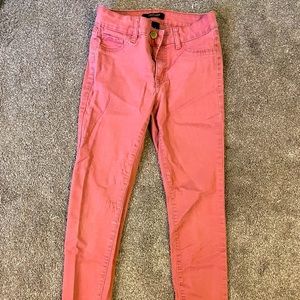 Refuge red skinny jeans
